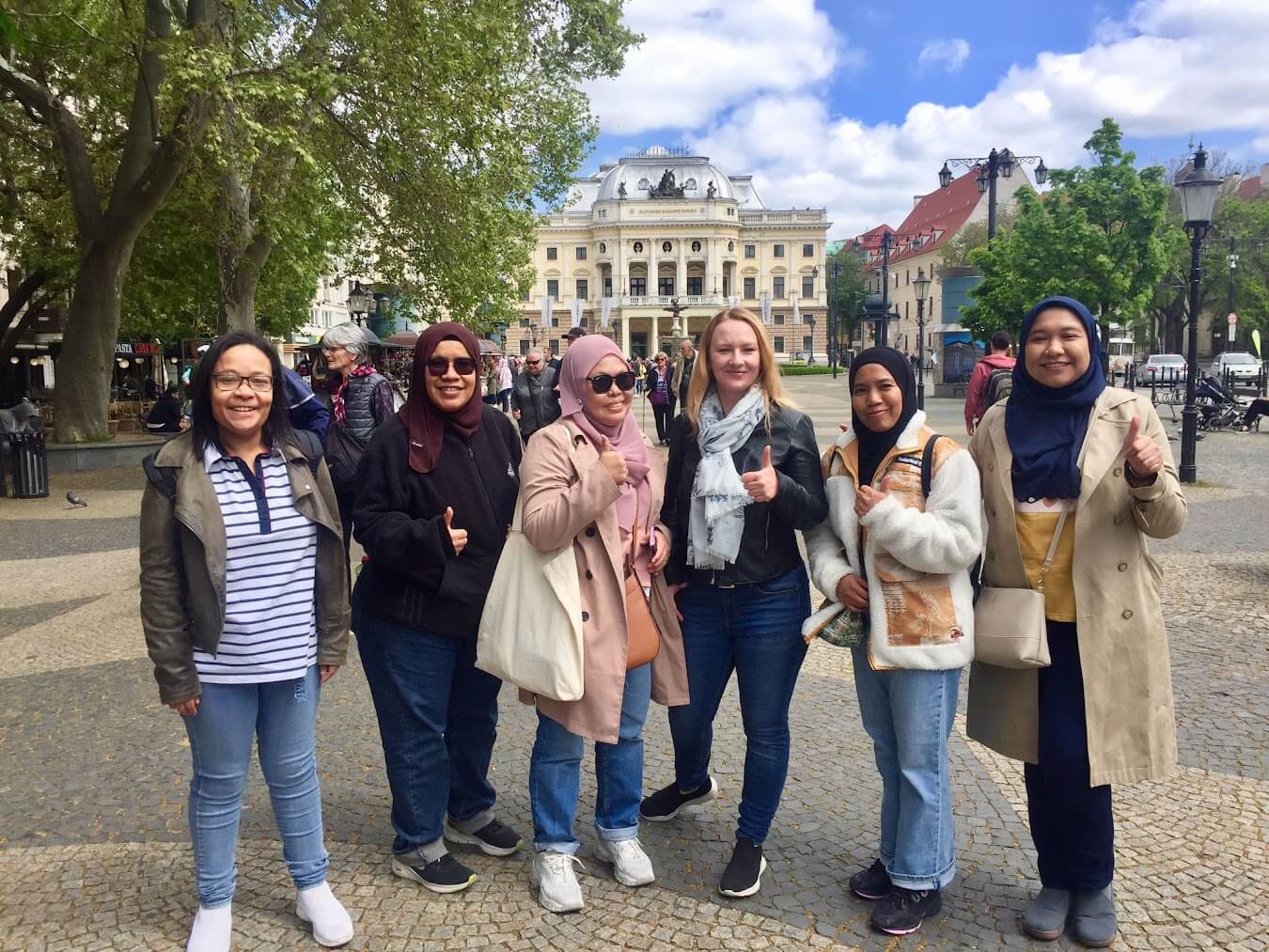 Bratislava city tours, happy clients during day trip from Vienna