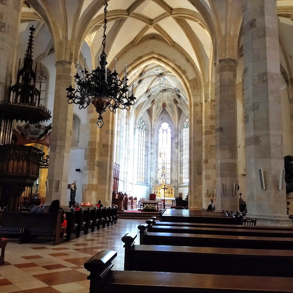 Interior of St. Martin's Cathedral in Bratislava