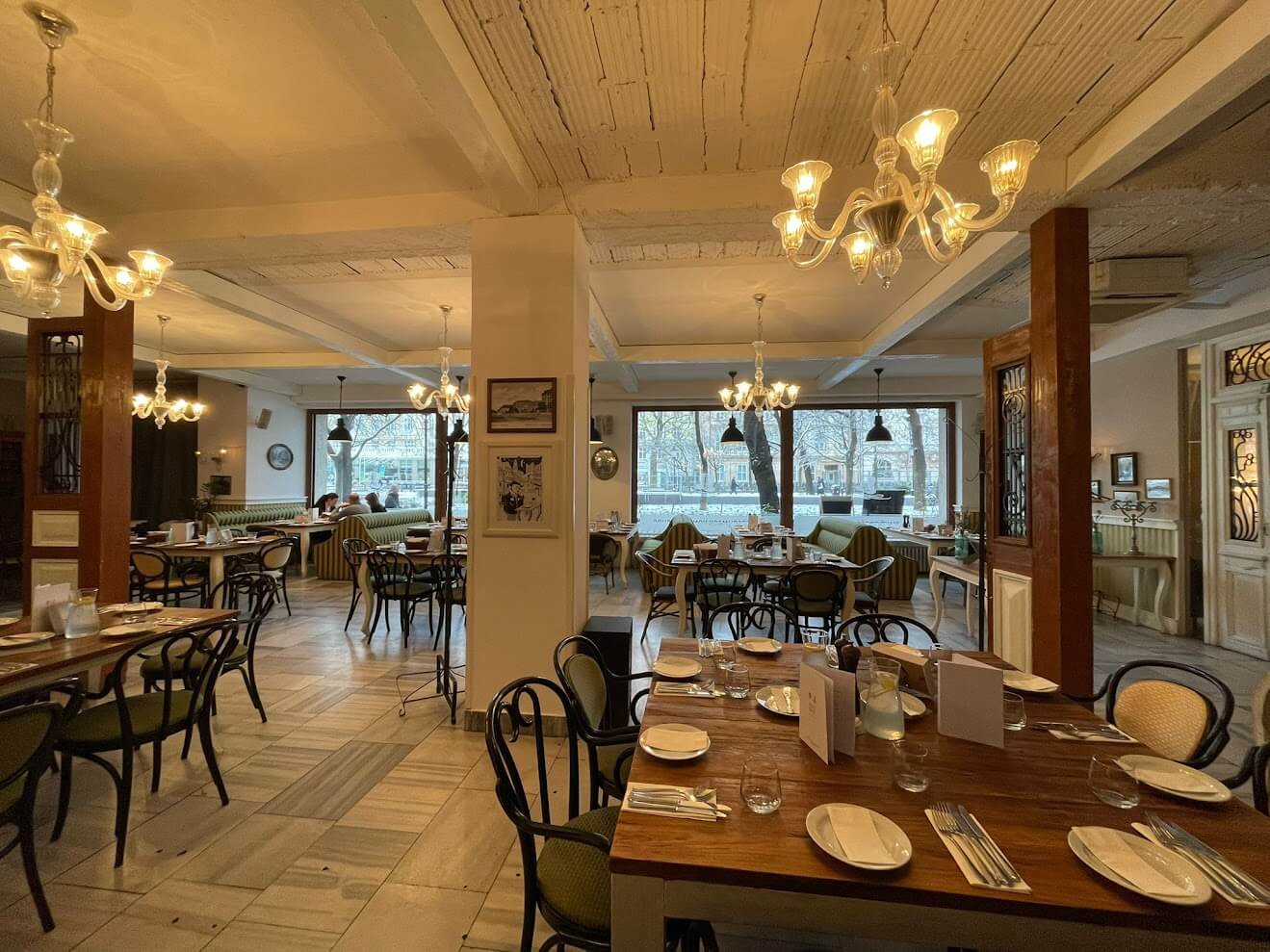 Cafe Zylinder interior, ranked in top 4 restaurants in Bratislava